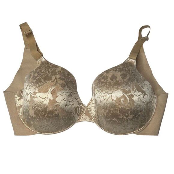 Soma Other - Soma Tan vanishing back Full-Coverage Underwire Bra lace Floral Pattern 36D